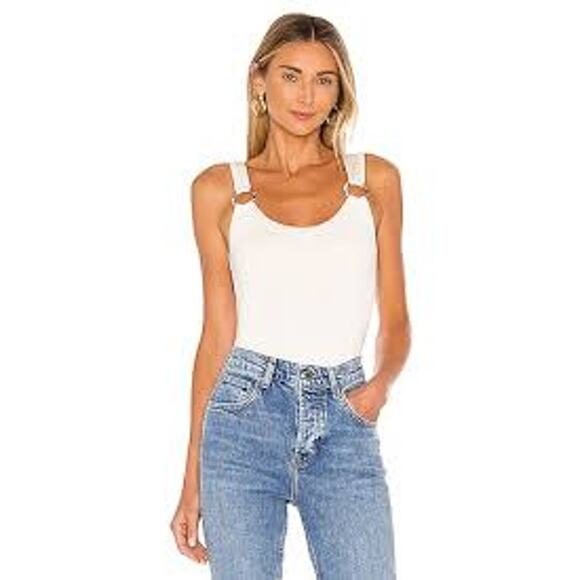 HOUSE of HARLOW x REVOLVE Rue O-Ring Bodysuit Size Small S - Picture 1 of 5